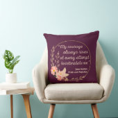 Pride and Prejudice Citaat I - Cute Stijl Kussen (Stoel)