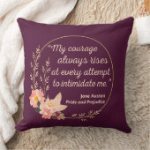 Pride and Prejudice Citaat I - Cute Stijl Kussen (Deken)
