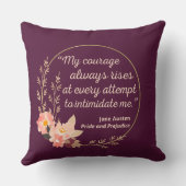 Pride and Prejudice Citaat I - Cute Stijl Kussen (Achterkant)