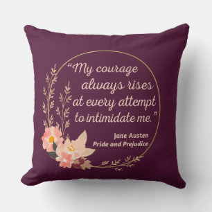 Pride and Prejudice Citaat I - Cute Stijl Kussen