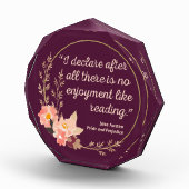 Pride and Prejudice Citaat III - Cute Stijl Fotoblokken (Rechts)