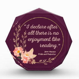 Pride and Prejudice Citaat III - Cute Stijl Fotoblokken