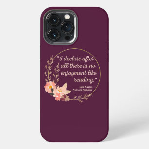Pride and Prejudice Citaat III - Cute Stijl iPhone 13 Pro Max Hoesje