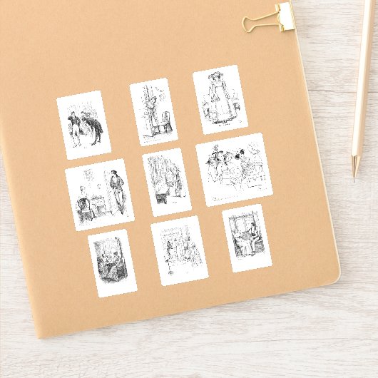 Pride and Prejudice Crafting Set van Jane Austen Sticker (Notitieboek)