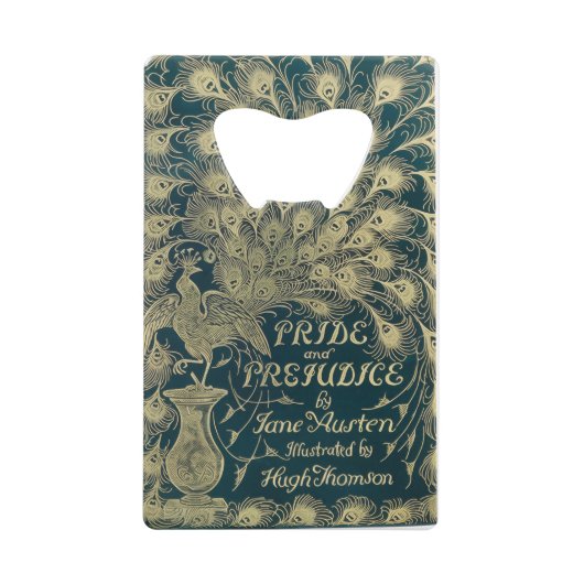 Pride and Prejudice Creditkaart Flessenopener (Voorkant)