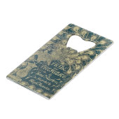 Pride and Prejudice Creditkaart Flessenopener (Voorkant Gekanteld)
