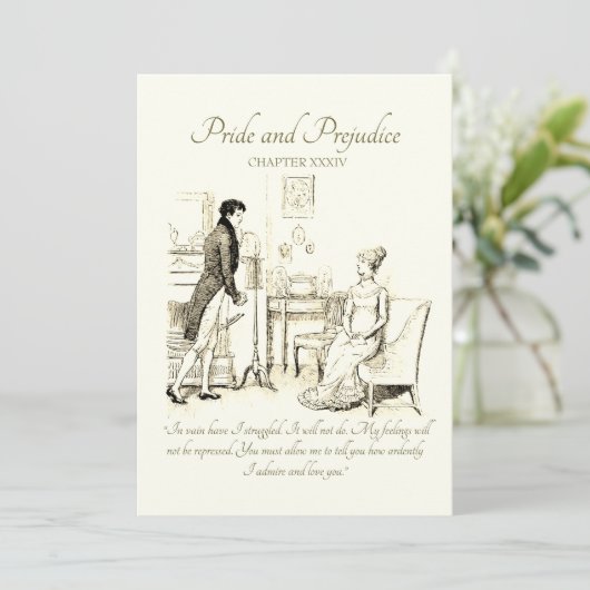 Pride and Prejudice: Darcy's eerste voorstel (Staand voorkant)