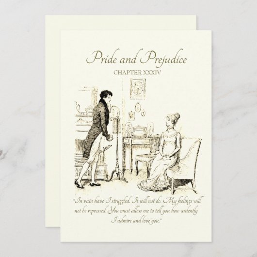 Pride and Prejudice: Darcy's eerste voorstel (Voorkant / Achterkant)