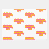 Pride and Prejudice inpakpapier trio pack Vel (Voorkant)