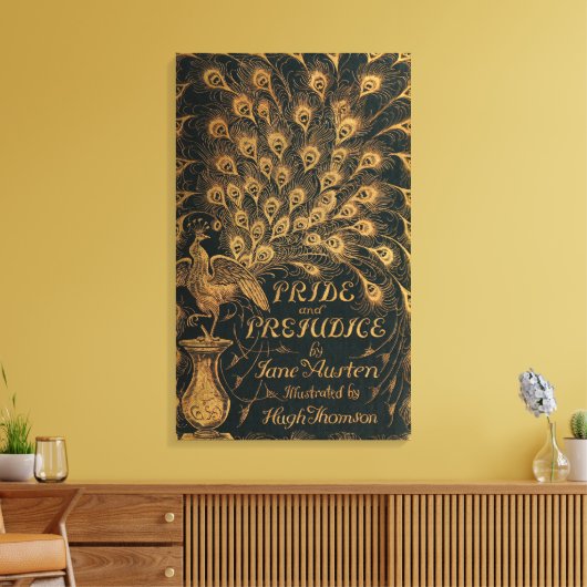 Pride and Prejudice Jane Austen (1894) Canvas Afdruk (Insitu (Woonkamer))