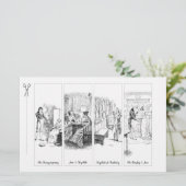 Pride and Prejudice Jane Austen Paper Bladwijzer (Staand voorkant)