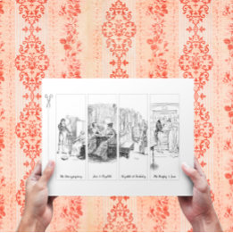 Pride and Prejudice Jane Austen Paper Bladwijzer