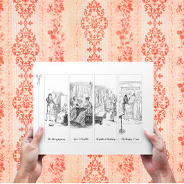 Pride and Prejudice Jane Austen Paper Bladwijzer