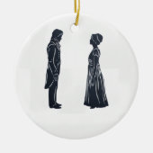 Pride and Prejudice Keramisch Ornament (Voorkant)