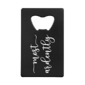 Pride And Prejudice Mr Darcy - Most Ardently I Creditkaart Flessenopener (Achterkant)