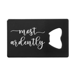 Pride And Prejudice Mr Darcy - Most Ardently I Creditkaart Flessenopener