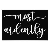 Pride And Prejudice Mr Darcy - Most Ardently I Foto Afdruk (Voorkant)