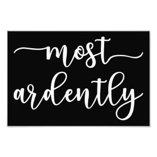 Pride And Prejudice Mr Darcy - Most Ardently I Foto Afdruk