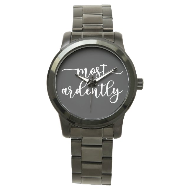 Pride And Prejudice Mr Darcy - Most Ardently I Horloge (Voorkant)