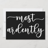 Pride And Prejudice Mr Darcy - Most Ardently I Kaart (Voorkant)