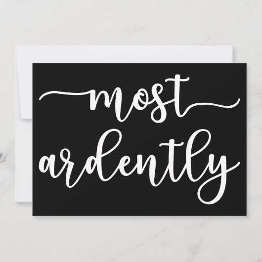 Pride And Prejudice Mr Darcy - Most Ardently I Kaart (Voorkant)