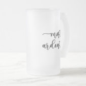 Pride And Prejudice Mr Darcy - Most Ardently I Matglas Bierpul (Voorkant rechts)