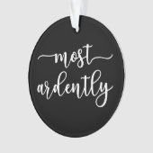 Pride And Prejudice Mr. Darcy - Most Ardently I Ornament (voorkant)