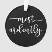 Pride And Prejudice Mr. Darcy - Most Ardently I Ornament (voorkant)