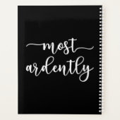 Pride And Prejudice Mr Darcy - Most Ardently I Planner (Achterkant)