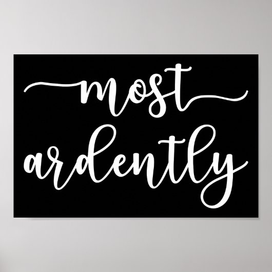 Pride And Prejudice Mr Darcy - Most Ardently I Poster (Voorkant)