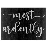 Pride And Prejudice Mr Darcy - Most Ardently I Snijplank (Voorkant)