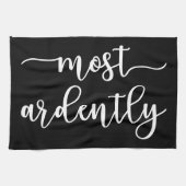 Pride And Prejudice Mr Darcy - Most Ardently I Theedoek (Horizontaal)