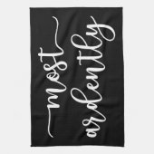 Pride And Prejudice Mr Darcy - Most Ardently I Theedoek (Verticaal)