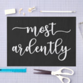 Pride And Prejudice Mr. Darcy - Most Ardently I Tissuepapier (Craft)