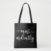Pride And Prejudice Mr Darcy - Most Ardently I Tote Bag (Voorkant)