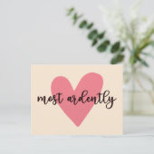 Pride and Prejudice Mr. Darcy - Zeer vurig V Briefkaart (Staand voorkant)