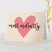 Pride and Prejudice Mr. Darcy - Zeer vurig V Kaart (Gele Bloem)