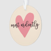 Pride and Prejudice Mr. Darcy - Zeer vurig V Ornament (voorkant)