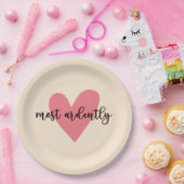 Pride and Prejudice Mr. Darcy - Zeer vurig V Papieren Bordje (Feest)