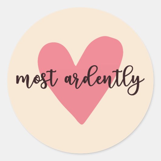 Pride and Prejudice Mr. Darcy - Zeer vurig V Ronde Sticker (Voorkant)