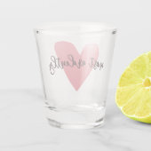 Pride and Prejudice Mr. Darcy - Zeer vurig V Shot Glas (Achterkant)