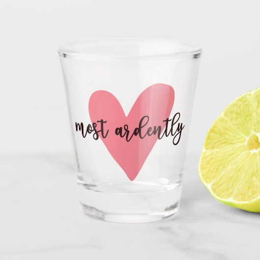 Pride and Prejudice Mr. Darcy - Zeer vurig V Shot Glas (Voorkant)