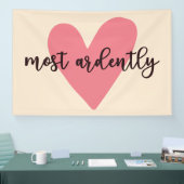 Pride and Prejudice Mr. Darcy - Zeer vurig V Spandoek (Beurs)