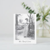 Pride and Prejudice: Mr. Darcy's Letter Briefkaart (Staand voorkant)