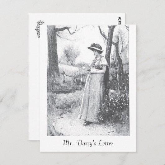 Pride and Prejudice: Mr. Darcy's Letter Briefkaart (Voorkant / Achterkant)