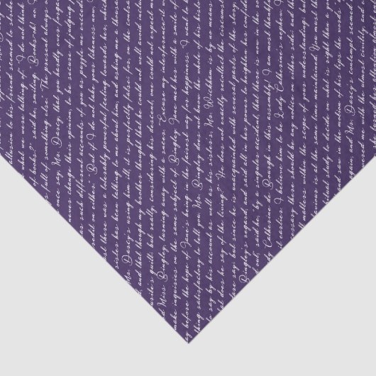 Pride and Prejudice Netherfield Ball Tissuepapier (Detail)