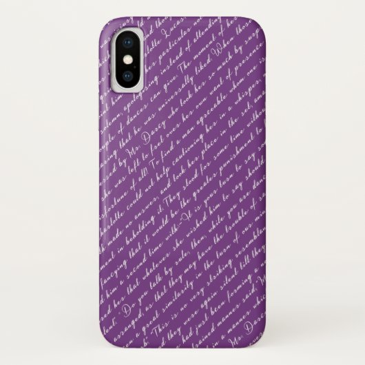 Pride and Prejudice Netherfield Ball Typografie Case-Mate iPhone Case (Achterkant)