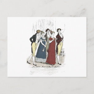 Pride and Prejudice - Netherfield Party Arrives Briefkaart