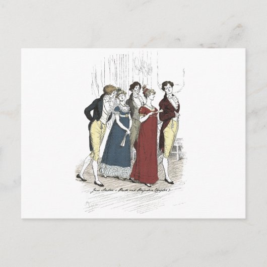 Pride and Prejudice - Netherfield Party Arrives Briefkaart (Voorkant)