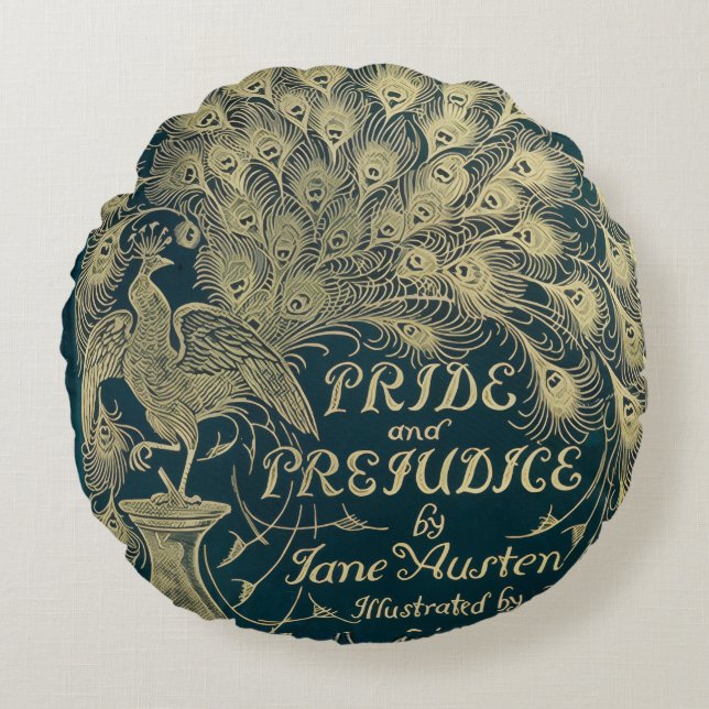 Pride and Prejudice pillow Rond Kussen (Voorkant)